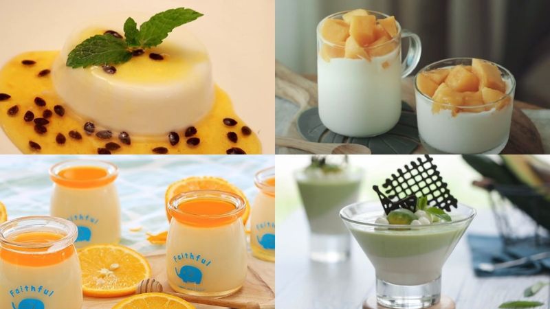 Cách Làm Pana Cotta Thơm Ngon Chuẩn Ý Tại Nhà 3 Có thể làm Pana Cotta với nhiều vị khác nhau
